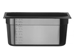 Container GN 1/3 zwart polycarbonaat