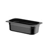Container GN 1/3 zwart polycarbonaat  HENDI  Profi Line  GN 1/3  4L  Zwart  325x176x H 100mm