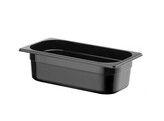 Container GN 1/3 zwart polycarbonaat  HENDI  Profi Line  GN 1/3  4L  Zwart  325x176x H 100mm