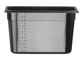Container GN 1/3 zwart polycarbonaat  HENDI  Profi Line  GN 1/3  2 5L  Zwart  325x176x H 65mm