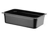 Container GN 1/1 zwart polycarbonaat  HENDI  Profi Line  GN 1/1  21L  Zwart  530x325x H 150mm