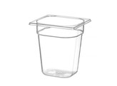 Bac Gastronorme 1/6  HENDI  Profi Line  GN 1/6  3 4L  Transparent  176x162x H 200mm