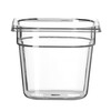 Container GN 1/6 polycarbonaat  HENDI  Profi Line  GN 1/6  2 4L  Transparant  176x162x H 150mm