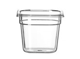 Container GN 1/6 polycarbonaat  HENDI  Profi Line  GN 1/6  2 4L  Transparant  176x162x H 150mm