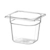 Container GN 1/6 polycarbonaat  HENDI  Profi Line  GN 1/6  2 4L  Transparant  176x162x H 150mm