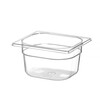 Container GN 1/6 polycarbonaat  HENDI  Profi Line  GN 1/6  1 6L  Transparant  176x162x H 100mm