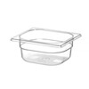 Container GN 1/6 polycarbonaat  HENDI  Profi Line  GN 1/6  1L  Transparant  176x162x H 65mm