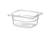 Container GN 1/6 polycarbonaat  HENDI  Profi Line  GN 1/6  1L  Transparant  176x162x H 65mm