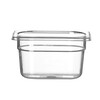 Container GN 1/9 polycarbonaat  HENDI  Profi Line  GN 1/9  1L  Transparant  176x108x H 100mm