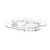 Geperforeerde roosters voor GN containers polycarbonaat  HENDI  Profi Line  GN 1/6  Transparant  118x106mm