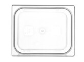 Bac Gastronorme 1/2  HENDI  Profi Line  GN 1/2  12 5L  Transparent  325x265x H 200mm