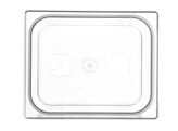 Bac Gastronorme 1/2  HENDI  Profi Line  GN 1/2  9 5L  Transparent  325x265x H 150mm