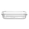 Container GN 1/2 polycarbonaat  HENDI  Profi Line  GN 1/2  4L  Transparant  325x265x H 65mm
