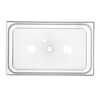 Container GN 1/1 polycarbonaat  HENDI  Profi Line  GN 1/1  9L  Transparant  530x325x H 65mm