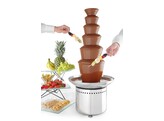 Fontaine a chocolat 6 niveaux  HENDI  230V/300W   372x H 850mm