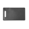 Planche a decouper avec poignee  HENDI  Noir  250x150mm  Rectangulaire