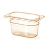 Bac gastronorme 1/9 resistant aux temperatures elevees  HENDI  GN 1/9  0 6L  Transparent  176x108x H 65mm