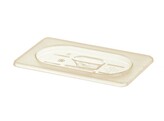 Couvercle gastronorme resistant aux temperatures elevees  HENDI  GN 1/9  Transparent  176x108mm