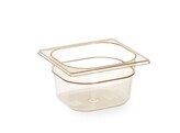 Container GN 1/6 hoge temperatuur bestendigheid  HENDI  GN 1/6  1 6L  Transparant  176x162x H 100mm