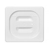 Couvercle gastronorme  HENDI  GN 1/4  Blanc  265x162mm