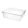Bac Gastronorme 2/1  HENDI  GN 2/1  58L  Transparent  650x530x H 200mm