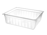 Bac Gastronorme 2/1  HENDI  GN 2/1  58L  Transparent  650x530x H 200mm