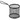 Paniers a frites miniatures  HENDI  90x90x H 90mm