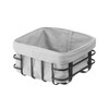 Corbeille a pain avec sachet  HENDI  carre  190x190x H 100mm
