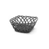 Corbeilles tressees   HENDI  carre  Noir  190x190x H 80mm