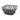 Corbeilles tressees   HENDI  carre  Noir  190x190x H 80mm