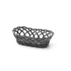 Corbeilles tressees   HENDI  ovale  Noir  225x130x H 55mm