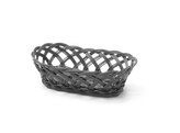 Corbeilles tressees   HENDI  ovale  Noir  225x130x H 55mm