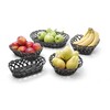 Corbeilles tressees   HENDI  ovale  Noir  225x130x H 55mm
