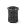 Corbeille a couvert  HENDI  Noir   100x H 120mm