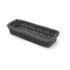 Corbeille a couvert  HENDI  Noir  270x100x H 45mm