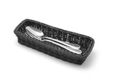 Corbeille a couvert  HENDI  Noir  270x100x H 45mm