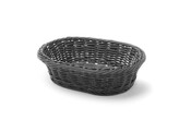 Corbeille a pain ovale  HENDI  Noir  250x190x H 65mm