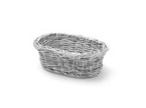 Corbeille a pain ovale  HENDI  Gris clair  190x120x H 60mm