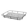 Corbeille a pain avec bord en inox  HENDI  Gris clair  400x300x H 50mm