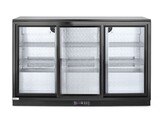 Backbar koelkast met drie schuifdeuren  Arktic  254L  Zwart  230V/160W  1350x520x H 865mm