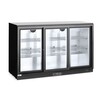Backbar koelkast met drie schuifdeuren  Arktic  254L  Zwart  230V/160W  1350x520x H 865mm