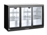 Backbar koelkast met drie schuifdeuren  Arktic  254L  Zwart  230V/160W  1350x520x H 865mm