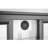 Backbar koelkast met drie schuifdeuren  Arktic  254L  Zwart  230V/160W  1350x520x H 865mm