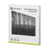 Trousse decoration - 6 pieces  HENDI  Noir  280x100x H 50mm