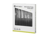 Trousse decoration - 6 pieces  HENDI  Noir  280x100x H 50mm