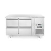 Koelwerkbank met 4 lades Profi Line 280L  Arktic  Profi Line  230V/250W  1360x700x H 858mm