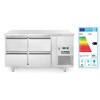 Koelwerkbank met 4 lades Profi Line 280L  Arktic  Profi Line  230V/250W  1360x700x H 858mm