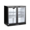 Backbar koelkast met dubbele deur  Arktic  158L  Zwart  230V/160W  900x530x H 870mm