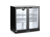 Backbar koelkast met dubbele deur  Arktic  158L  Zwart  230V/160W  900x530x H 870mm