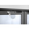 Backbar koelkast met dubbele deur  Arktic  158L  Zwart  230V/160W  900x530x H 870mm